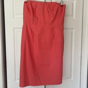 Strapless Pink Jcrew Dress size 14